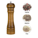 Wooden Pepper Grinder Pepper Mill Set Manual Home Salt Pepper Powder Bottle ﻿ - 8inch