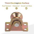 4PCS V-Type Track Wheel Guide Wheel with Bracket Pulley Sturdy Cold-rolled Steel