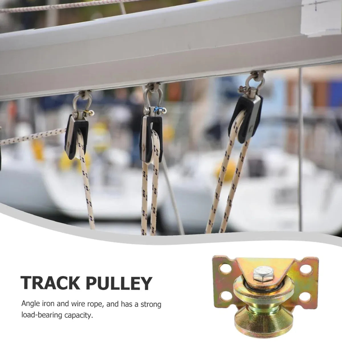 4PCS V-Type Track Wheel Guide Wheel with Bracket Pulley Sturdy Cold-rolled Steel