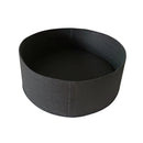5x Felt Planting Bag Round Vegetable Garden Flower Seedling Grow Bags for Plants - Black-30*20cm