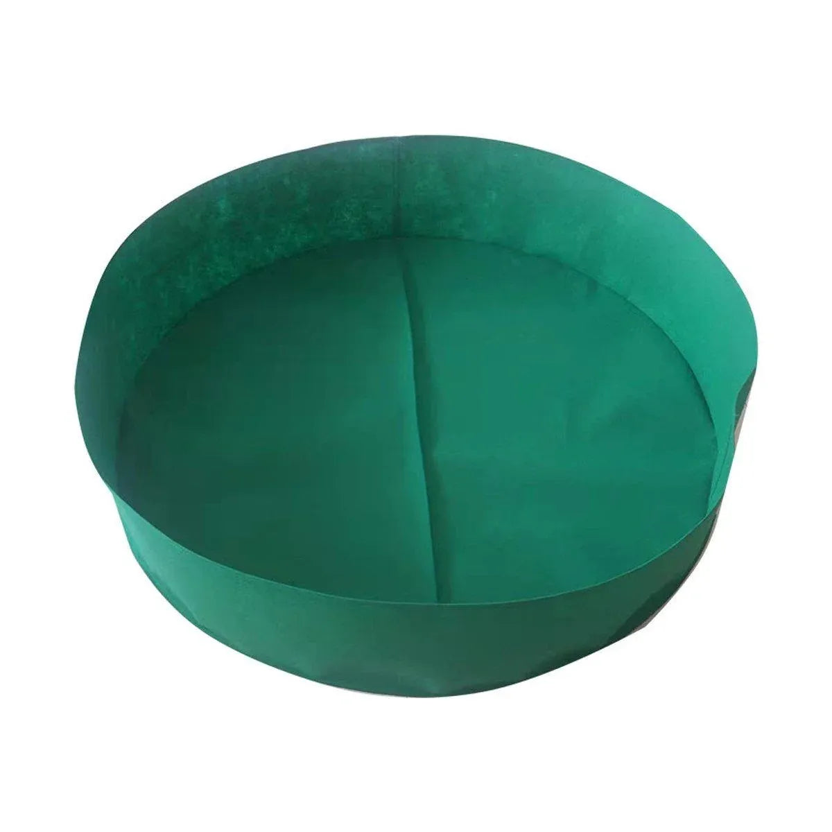 5x Felt Planting Bag Round Vegetable Garden Flower Seedling Grow Bags for Plants - Green-70*30cm