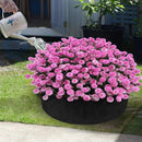 5x Felt Planting Bag Round Vegetable Garden Flower Seedling Grow Bags for Plants - Purple-90*30cm