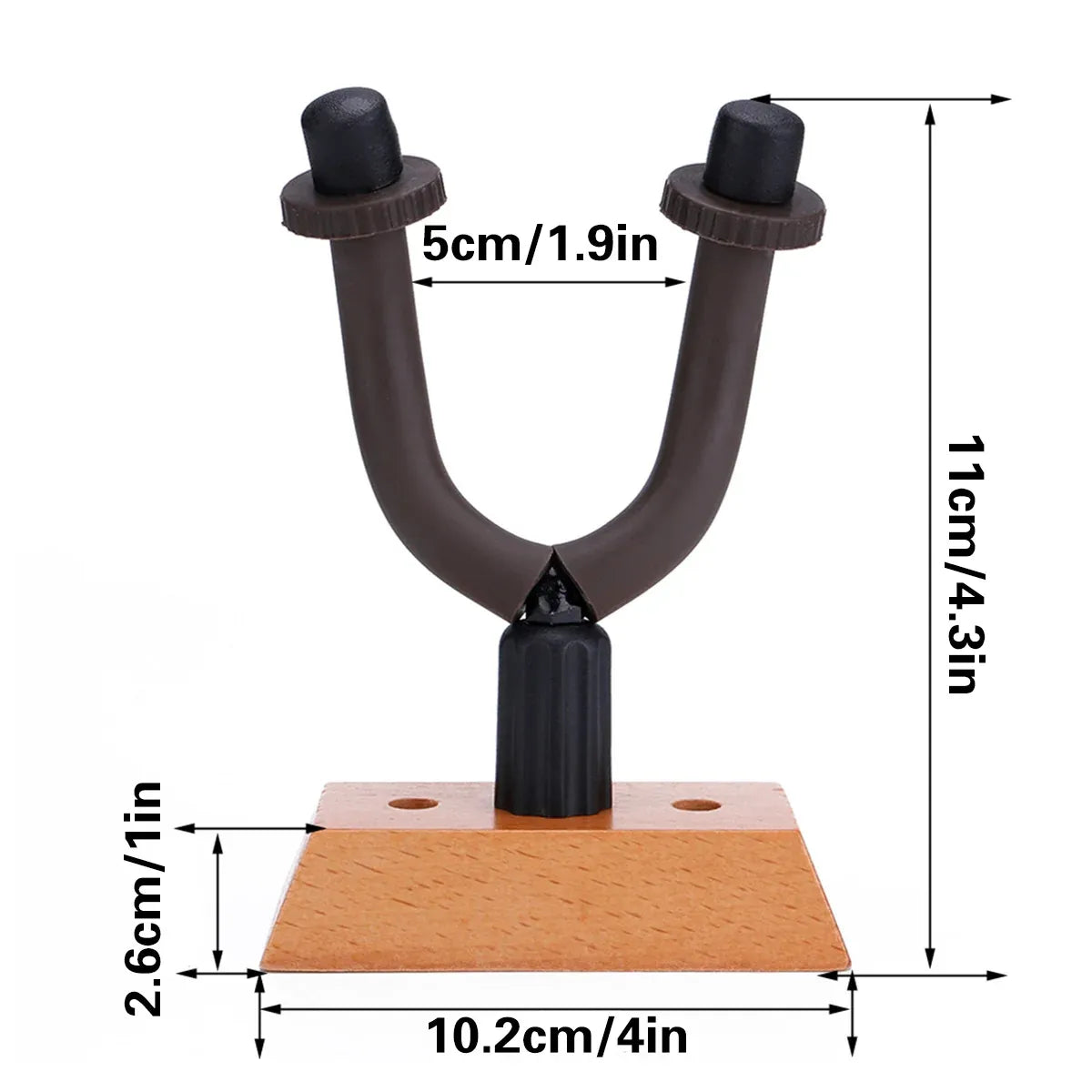 2PCS Guitar Wall Hanger Hook Holder Sturdy for Bass Ukulele Instrument Storage