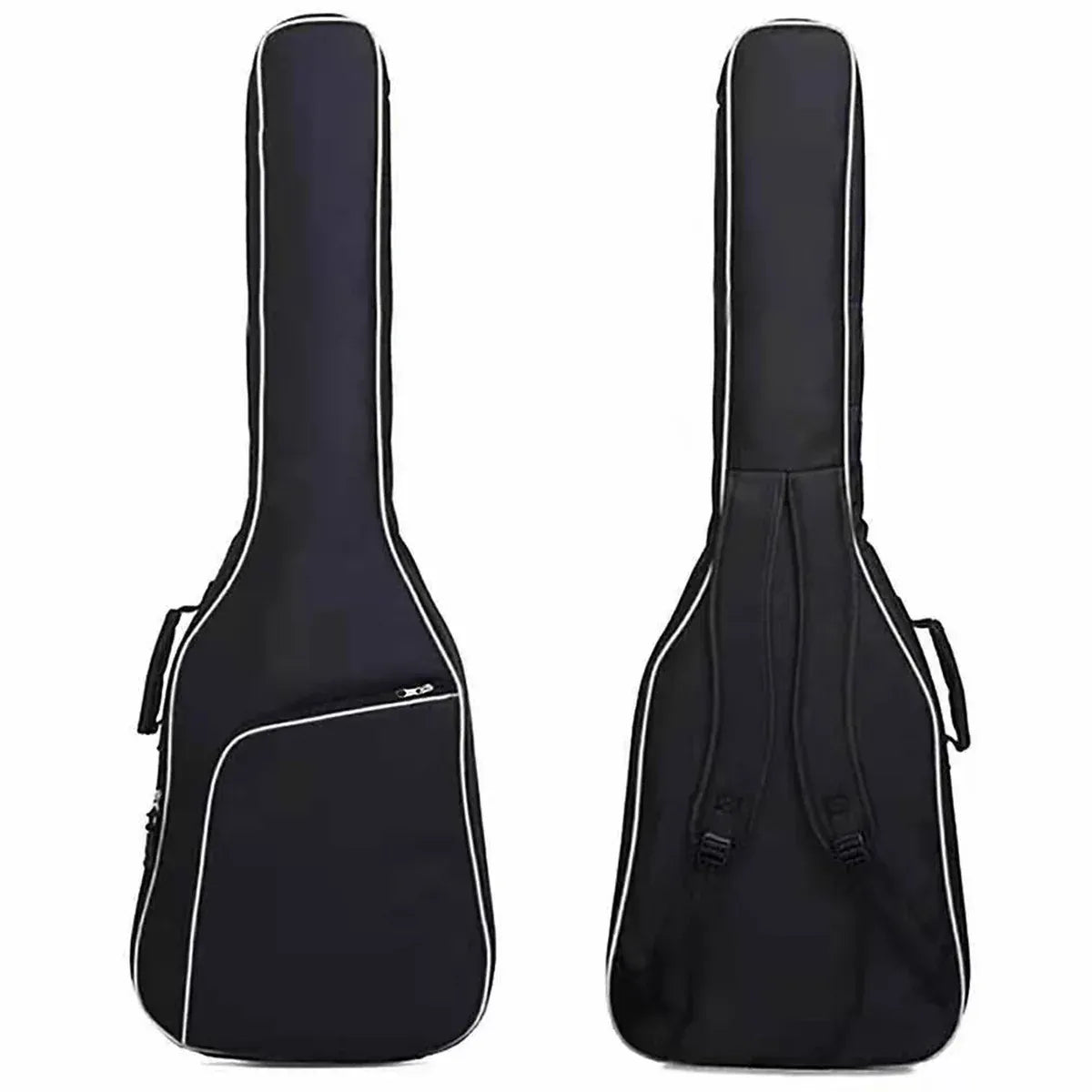 Electric Bass Guitar Bag Padded Backpack Cotton Shoulder Case Thick Protection
