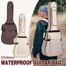Waterproof Guitar Bag Musical for Guitars Protection Home Travel Gig Practice - Coffee