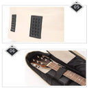 Waterproof Guitar Bag Musical for Guitars Protection Home Travel Gig Practice - Coffee