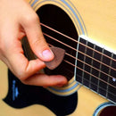 Solid Wood Guitar Pick Storage Case Moistureproof Durable Portable with Dividers