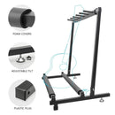 Multi Guitar Stand Guitar Rack Padded Folding Design Hold 3/5 Guitars Adjustable - 3 Guitar Stand