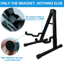 Folding Double Guitar Stand Floor Rack Electric Acoustic Bass Gig Holder Mount