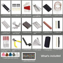 72 Piece of Set Guitar Repair Tool Kit For Guitar Maintenance Portable Practical