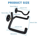 Wall Mounted Guitar Hanger Split Type for Guitar Studio Space Saving Secure Hold