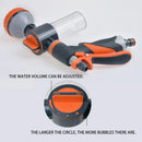 High Pressure Foam Spray Nozzle 8 Mode Garden Hose Car Wash Cleaning Tool