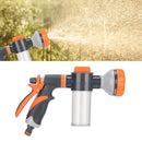 High Pressure Foam Spray Nozzle 8 Mode Garden Hose Car Wash Cleaning Tool