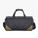 Gym Duffle Bag Waterproof Taekwondo Travel Duffel Bag Outdoor Large Size Black - Black+Gold