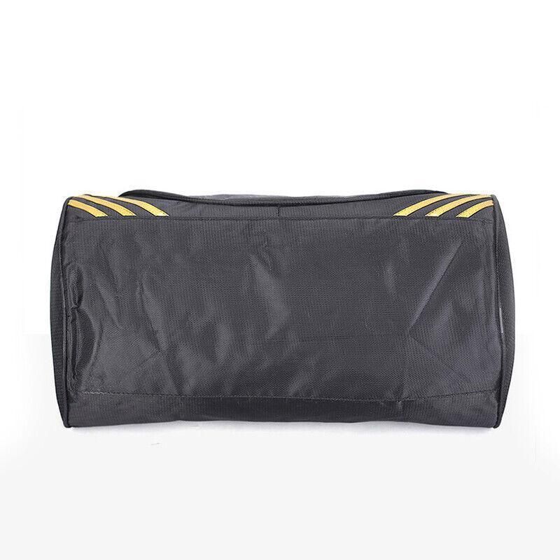 Gym Duffle Bag Waterproof Taekwondo Travel Duffel Bag Outdoor Large Size Black - Black+Gold