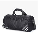 Gym Duffle Bag Waterproof Taekwondo Travel Duffel Bag Outdoor Large Size Black - Black+Siver