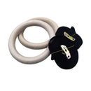 Adjustable Birch Gymnastics Rings for Home Fitness Exercise Equipment