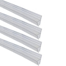 Silicone Sealing Strip Weatherproof Soundproof Door Window Seal for Home Office - 1 x 100CM