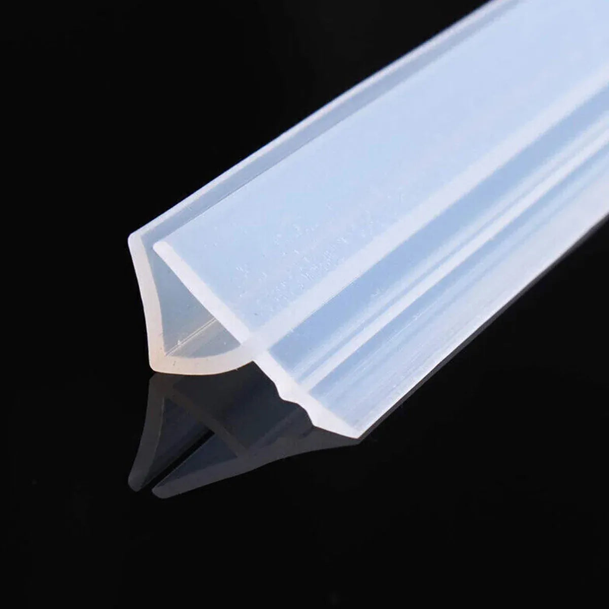 Silicone Sealing Strip Weatherproof Soundproof Door Window Seal for Home Office - 1 x 100CM
