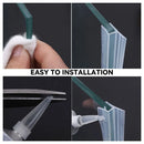 Silicone Sealing Strip Weatherproof Soundproof Door Window Seal for Home Office - 0.6 x 100CM