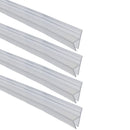 Silicone Sealing Strip Weatherproof Soundproof Door Window Seal for Home Office - 0.8 x 100CM
