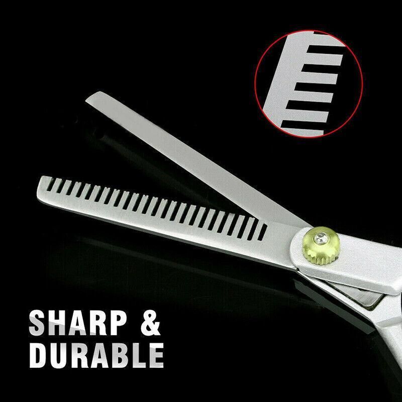 2Pcs Hair Cutting Thinning Scissors Set 6 Inch Salon Barber Shears Tool Kit