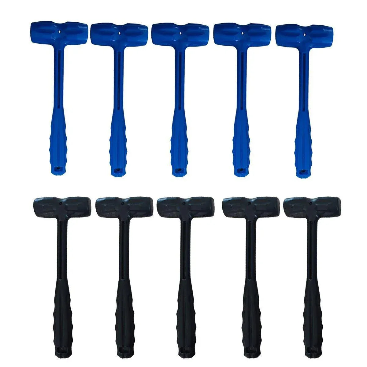 Portable Mini Plastic Hammer for Furniture Assembly and Decorative Use - Blue