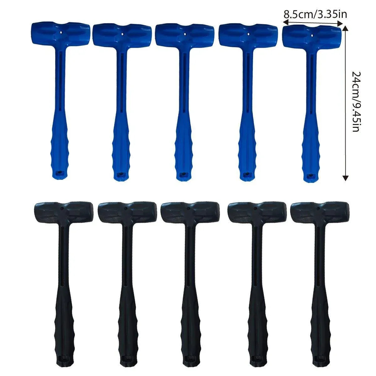 Portable Mini Plastic Hammer for Furniture Assembly and Decorative Use - Blue