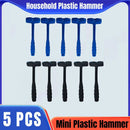 Portable Mini Plastic Hammer for Furniture Assembly and Decorative Use - Blue