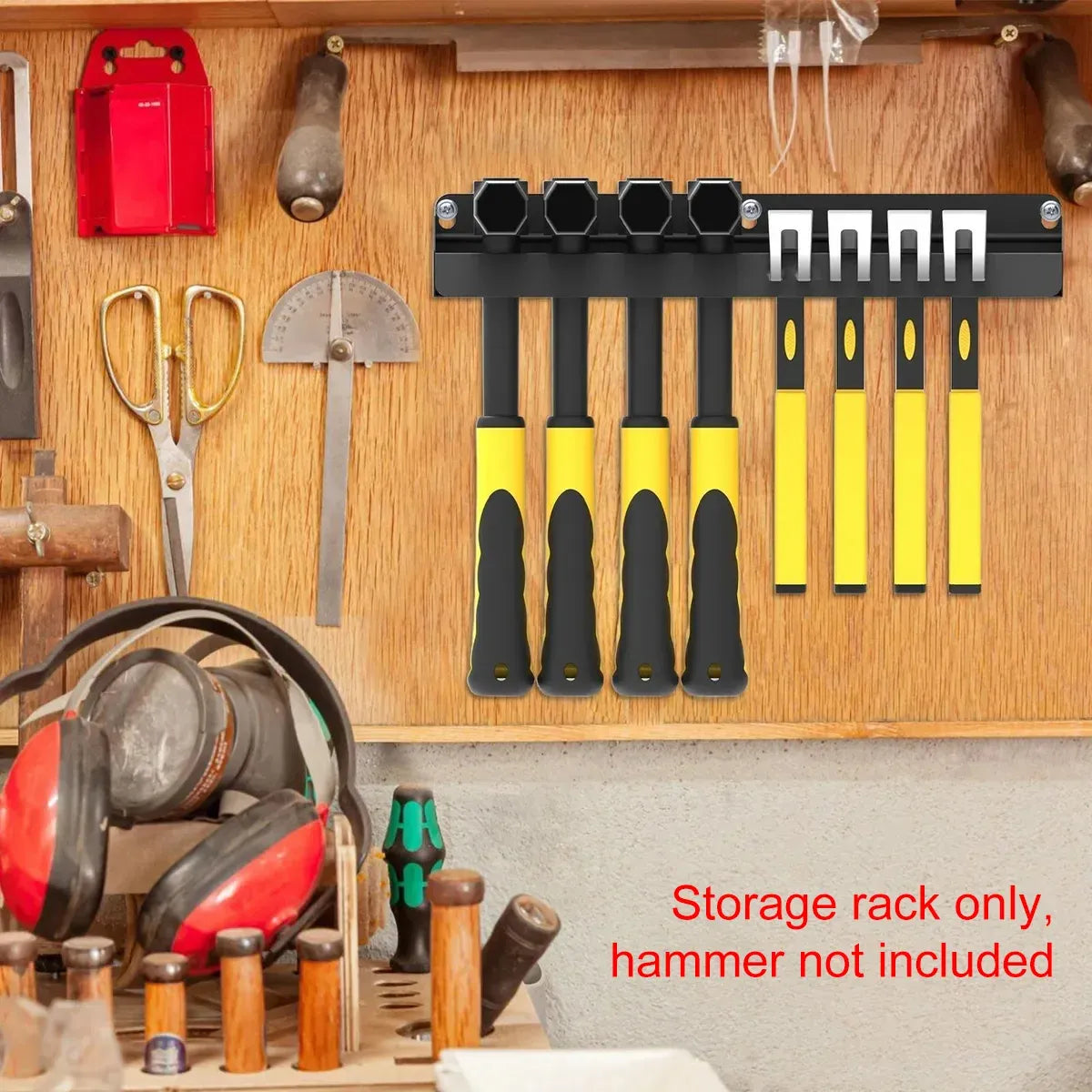Multi Function Tool Rack Garage Storage Shelf Metal Organizer for Tools Hardware