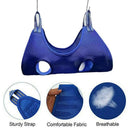 L Size Hammock Helper Pet Dog Cat Grooming Restraint Bags For Bathing Trimming Nail - Red