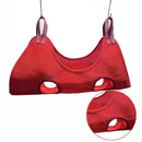 L Size Hammock Helper Pet Dog Cat Grooming Restraint Bags For Bathing Trimming Nail - Red