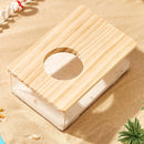 Transparent Acrylic Hamster Bathroom Dual Use Large Toilet Bath Sand Urine Basin - Five-pointed star
