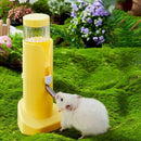 Hamster Water Dispenser Kettle Large Leak Proof Bracket Pet Drinking Supplies - Yellow