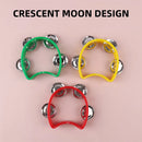 Hand Cranked Bell Set 4PCS Four Ring Bells Hand Held Musical Instrument