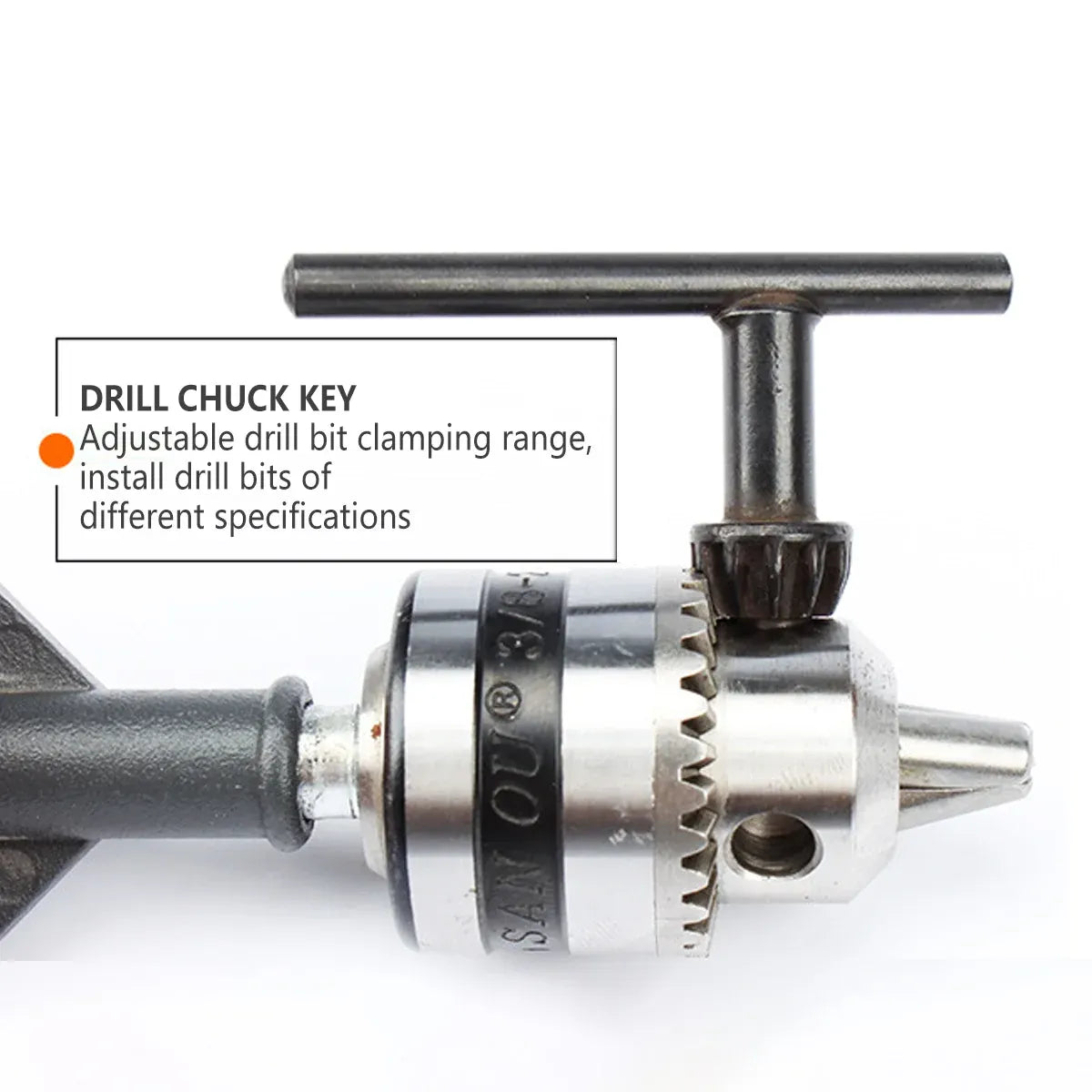 Manual Hand Drill Tool 3 8 Inch Woodworking DIY Punch Multifunctional Drill