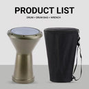 African Drum Belly Dance Hand Drum Arabic Drum Accompaniment Instrument Durable
