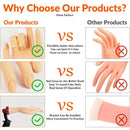 Manicure Practice Hand Mould Simulation Fake Hand Desktop Holder for Nail Art