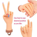 Manicure Practice Hand Mould Simulation Fake Hand Desktop Holder for Nail Art