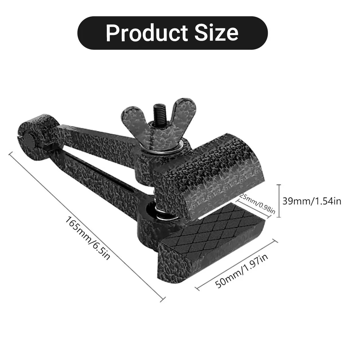 Portable Handheld Vise Clamp Grip Durable Steel High Clamping Force Easy to Use