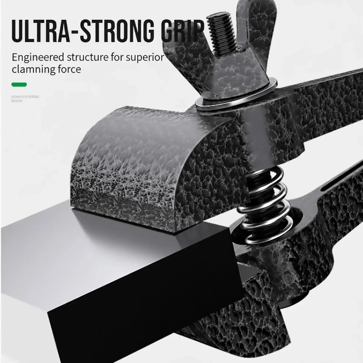 Portable Handheld Vise Clamp Grip Durable Steel High Clamping Force Easy to Use