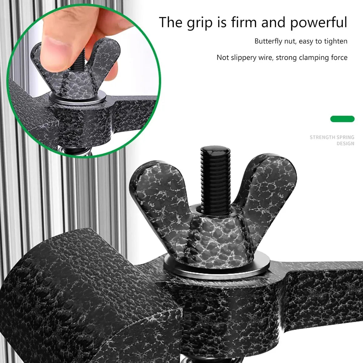 Portable Handheld Vise Clamp Grip Durable Steel High Clamping Force Easy to Use