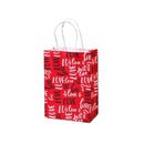 30x Valentines Day Love-Themed Tote Bag Elegant Kraft Paper Handbag Lightweight - Y167