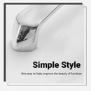 Cabinet Door Handle Bright Silver Modern Simple Wardrobe Kitchen Bathroom Pull - 192mm