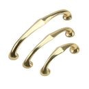 Copper Cabinet Handles Gold Drawer Pulls 3 Sizes Simple Closet Door Handle - 128mm