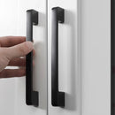 Dark Grey Modern Simple Wardrobe Handle 96/128/160mm Drawer Cabinet Door Pull - 160mm