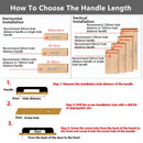 Light Luxury Cabinet Handle Full Copper Gold Straight Knurled Drawer Door Pull - 96mm
