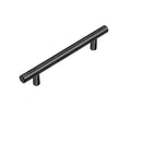 5PCS Black Kitchen Cabinet Door Handles Stainless Steel Door Drawer Pull T Bar - 350mm/224mm