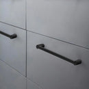 Modern Simple Cabinet Door Handle 96mm 128mm Long Pull for Kitchen Furniture - Black - 96mm