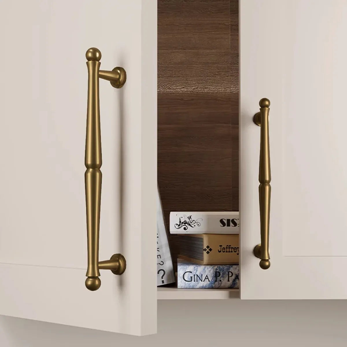Bronze Cabinet Door Handle Retro Chinese Style Pull for Closet Drawer Furniture - 192mm-Hole Distance
